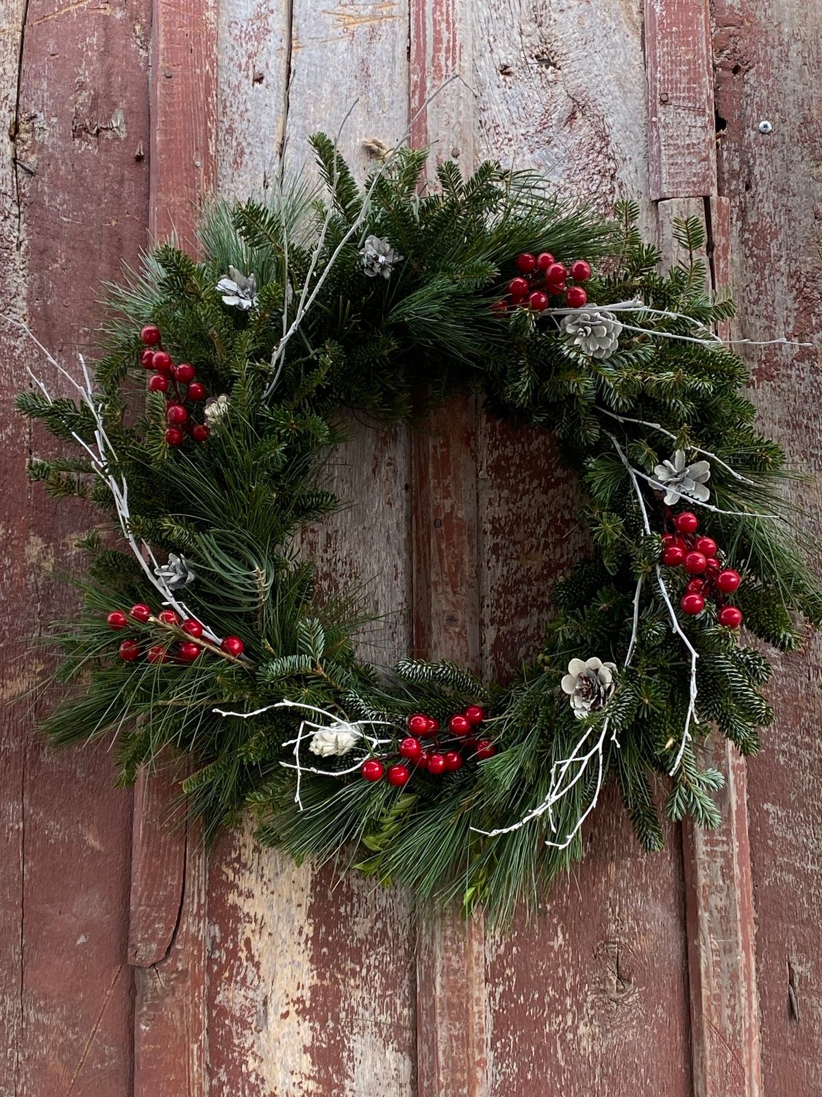 RetroChic Fresh Greens Wreaths On-Site