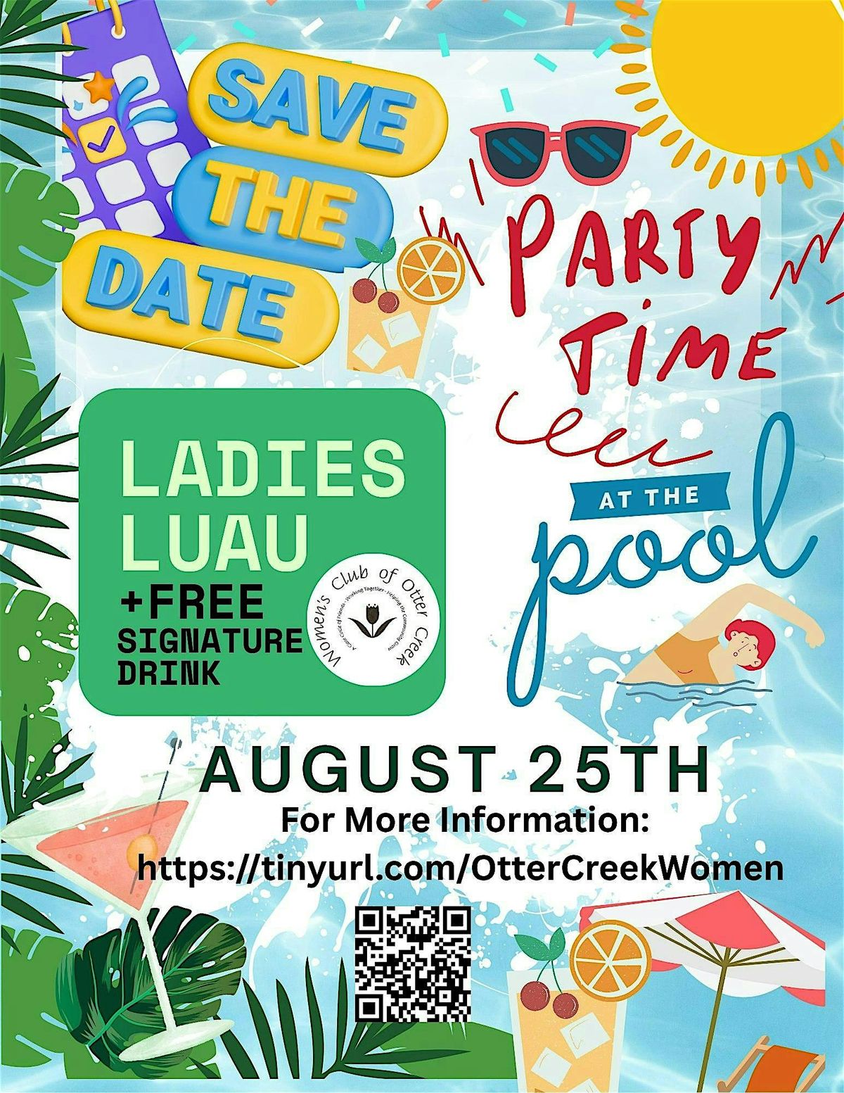Ladies Luau Pool Party
