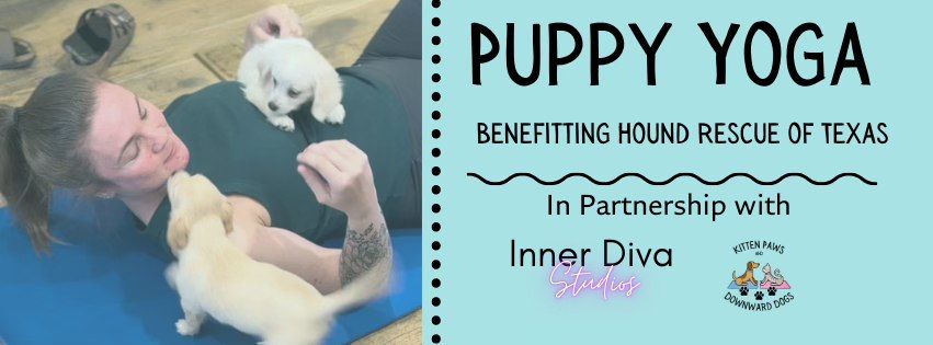 Puppy Yoga Benefitting Hound Rescue