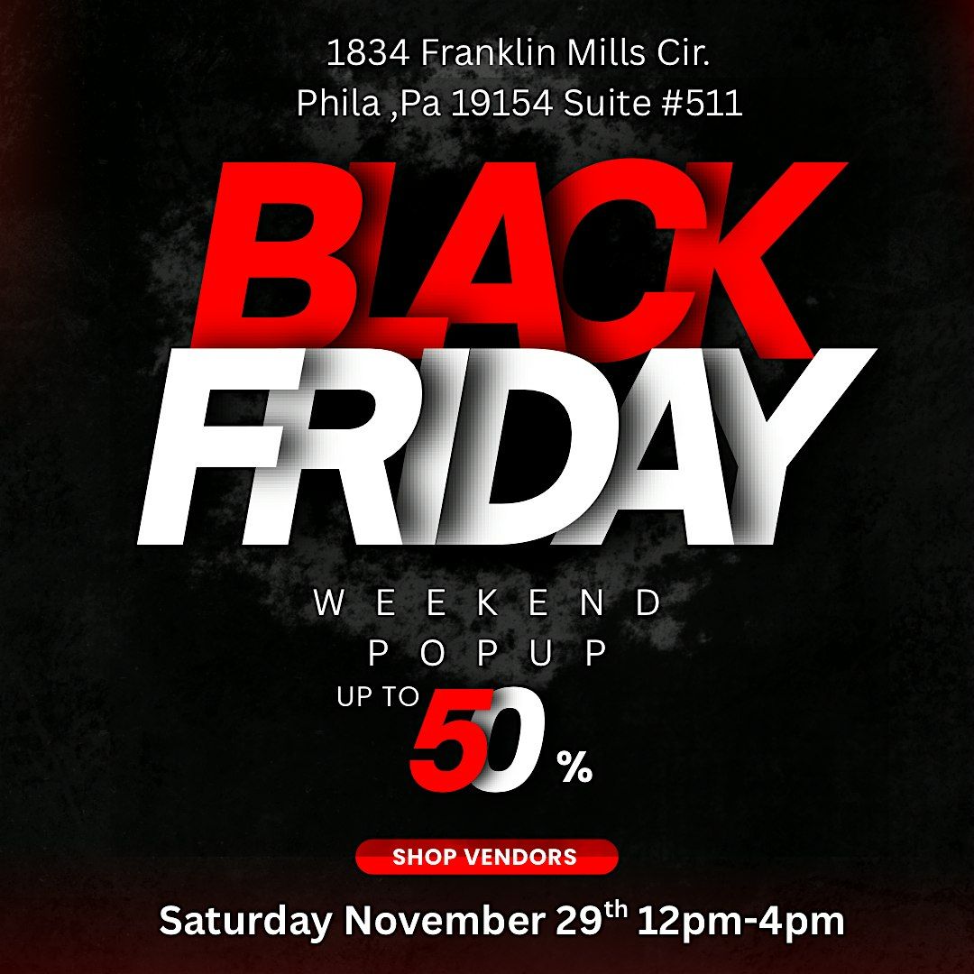 Black Friday Weekend Shop