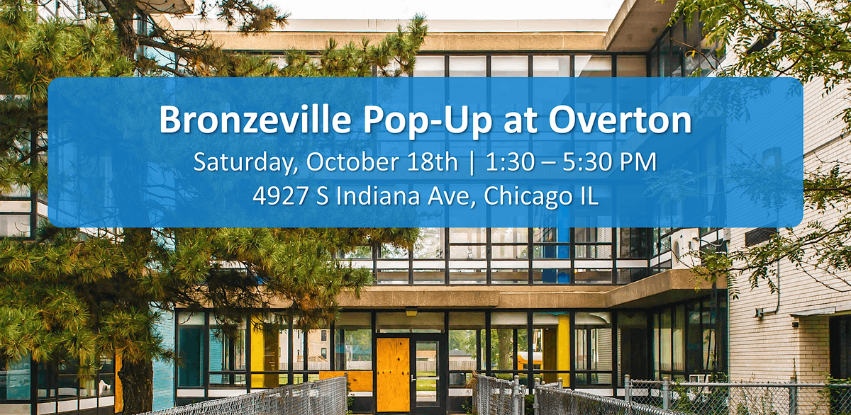 Bronzeville Pop-Up at Overton | Strong Towns Chicago