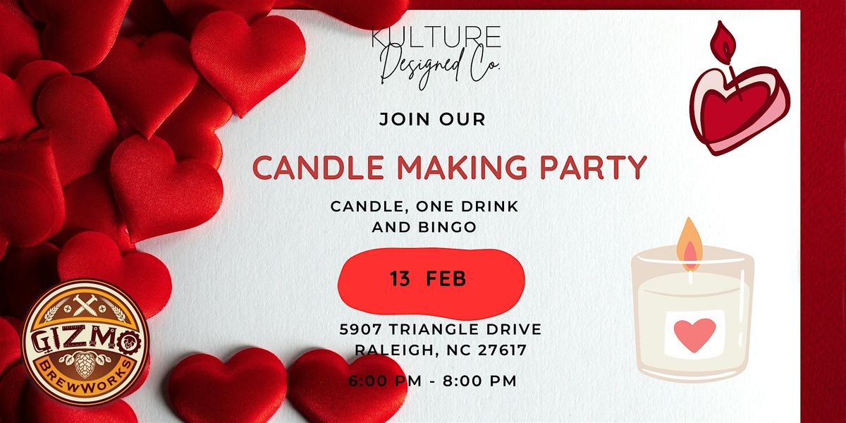 Valentine's Day Candle Making Workshop