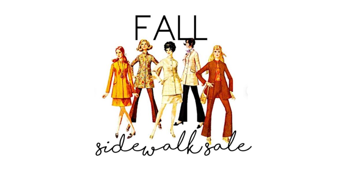 Fall Sidewalk Sale