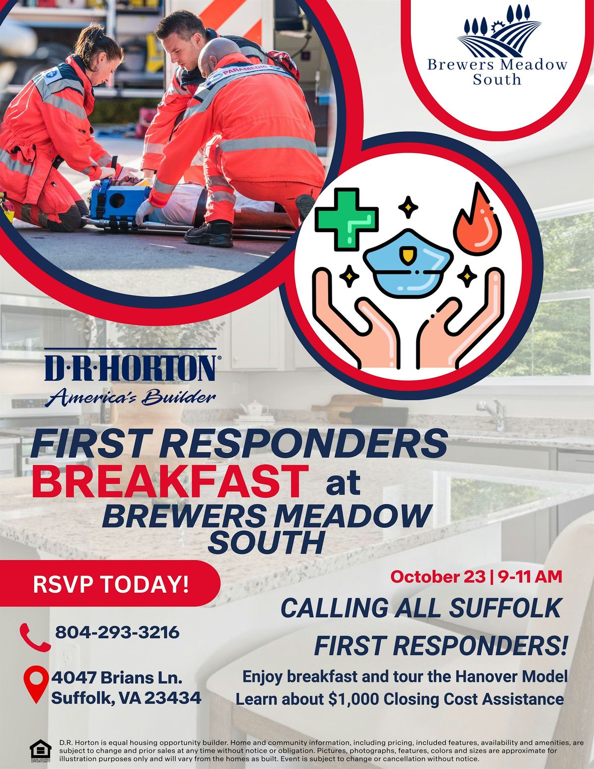 First Responders Breakfast at Brewers Meadows South
