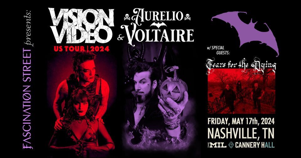 VISION VIDEO W \/ AURELIO VOLTAIRE ft. Tears for the Dying