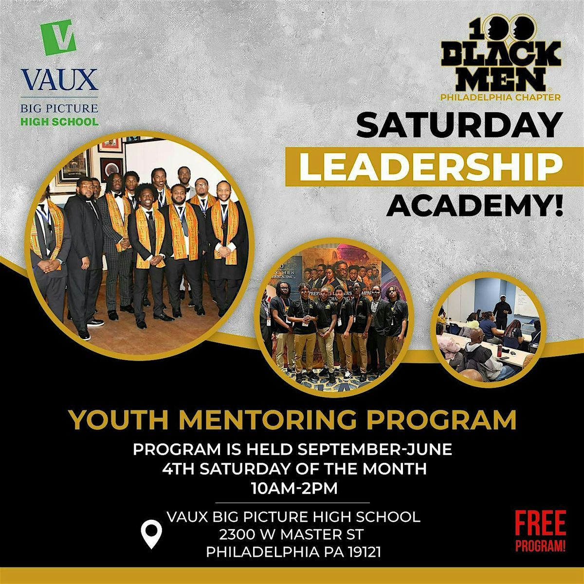 Saturday Leadership Academy at VAUX Big Picture!