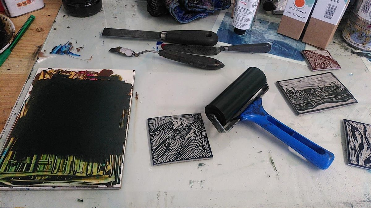 Introduction to Lino cut Printing with Hannah Feuerstein