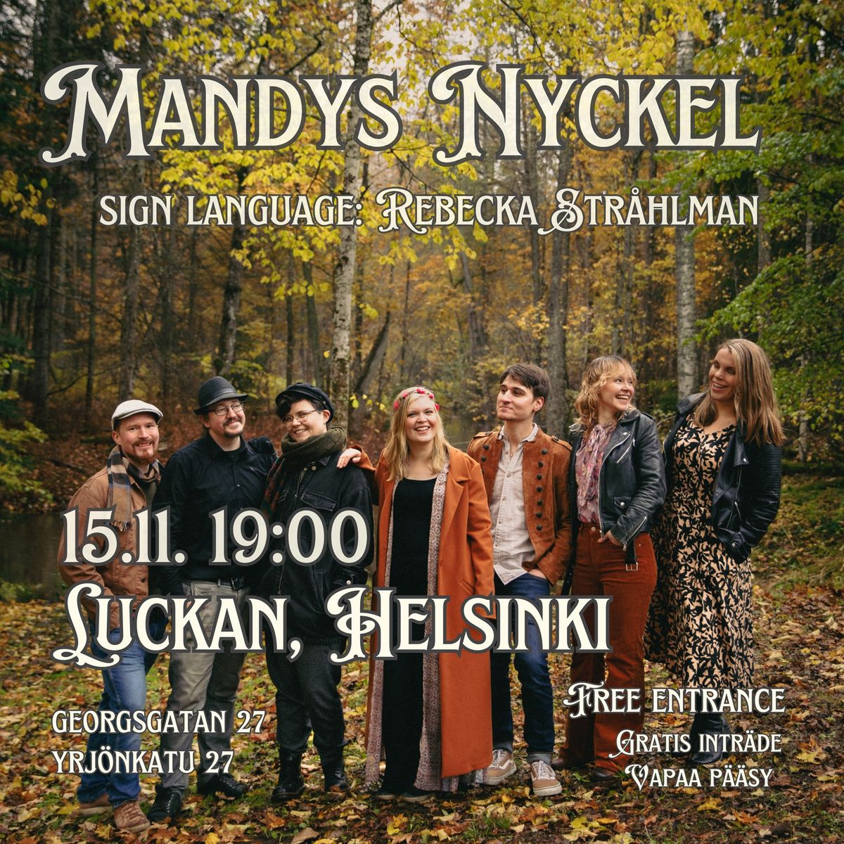 Luckan Live: Mandys Nyckel & Rebecka Str\u00e5hlman