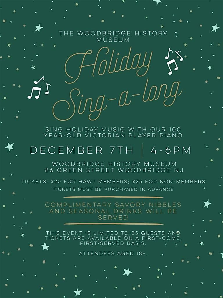 The Woodbridge History Museum Holiday Sing-a-long