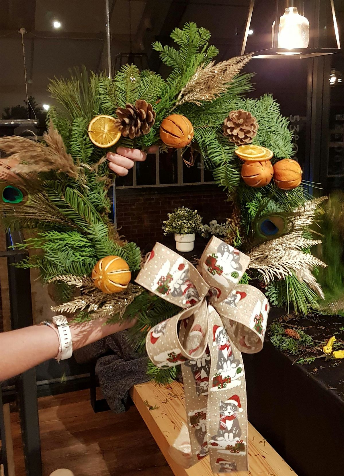 Fresh  Christmas Wreath Workshop