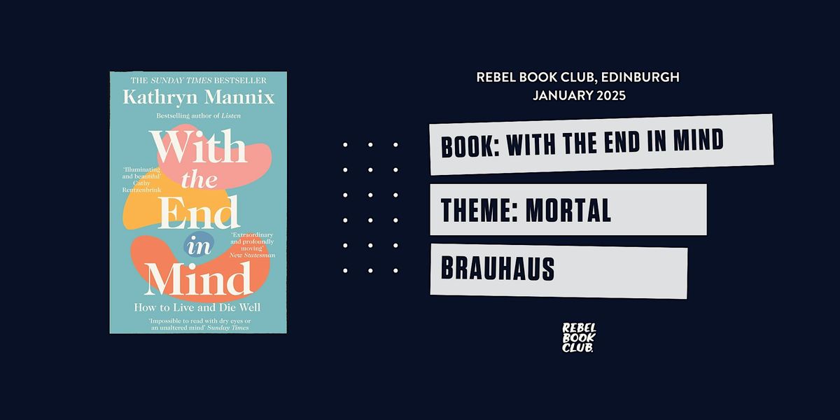 Rebel Book Club Edinburgh x Mortal