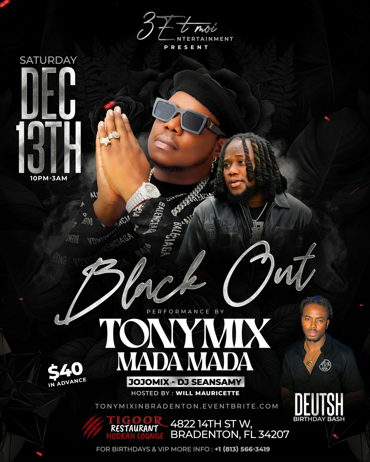 Tony Mix Performing live in Bradenton for the first time!