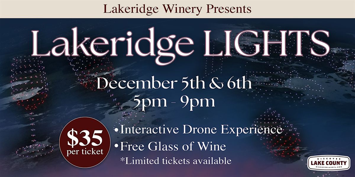 Lakeridge Lights - An Interactive Drone Show Experience