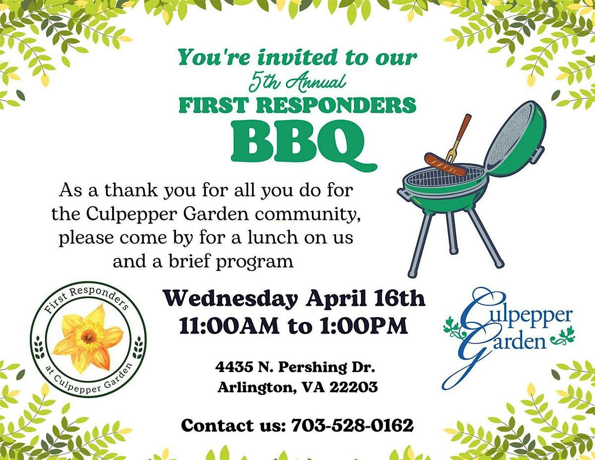 Culpepper Garden's First Responders BBQ