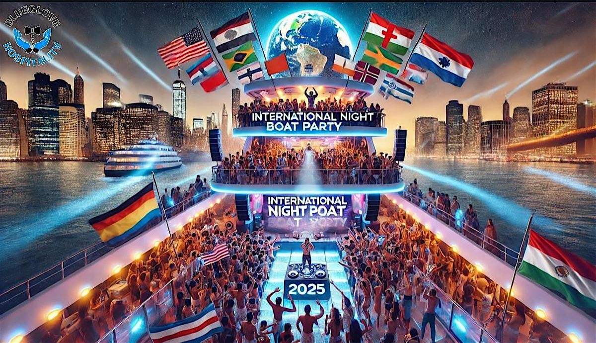 INTERNATIONAL NIGHT BOAT PARTY 2025 | NYC (Open Bar Available!)