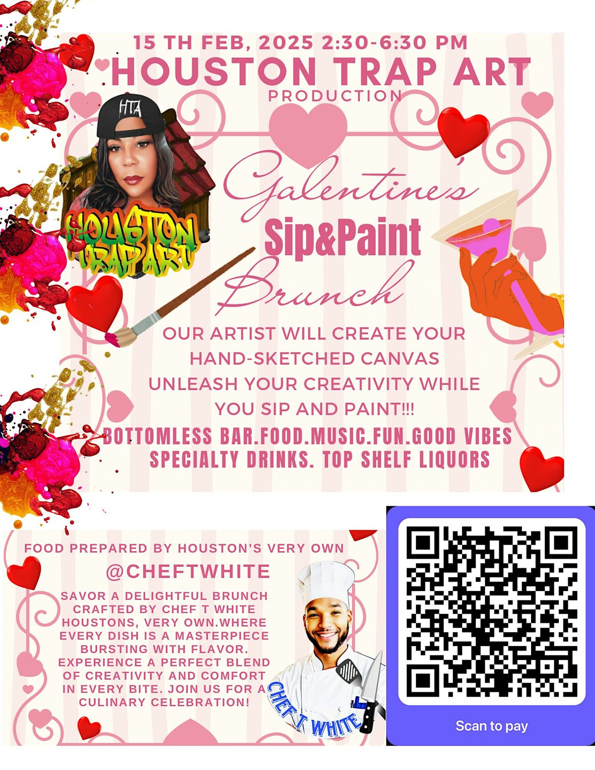 Galentines Day Sip&Paint Brunch