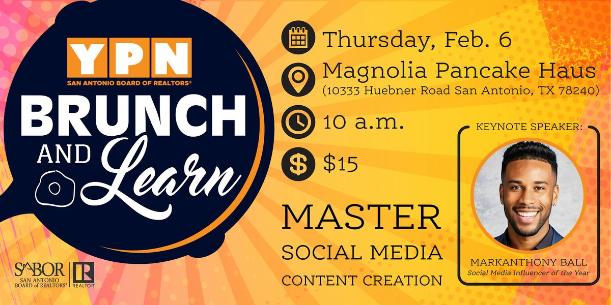 YPN Brunch N Learn-  Master Social Media Content Creation