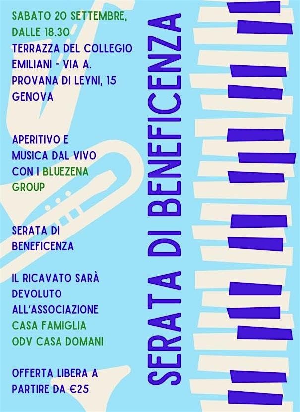 Serata di beneficenza per Casa Domani