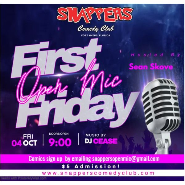 First Friday Open Mic