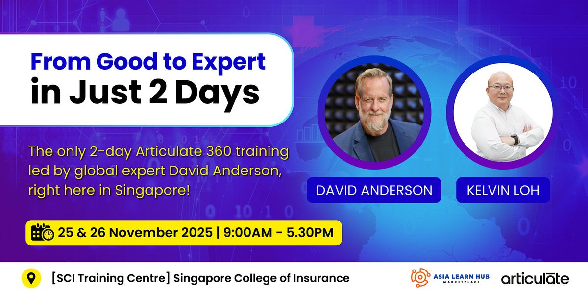 Articulate 360 Expert Mastery (2-Day Advanced Training)