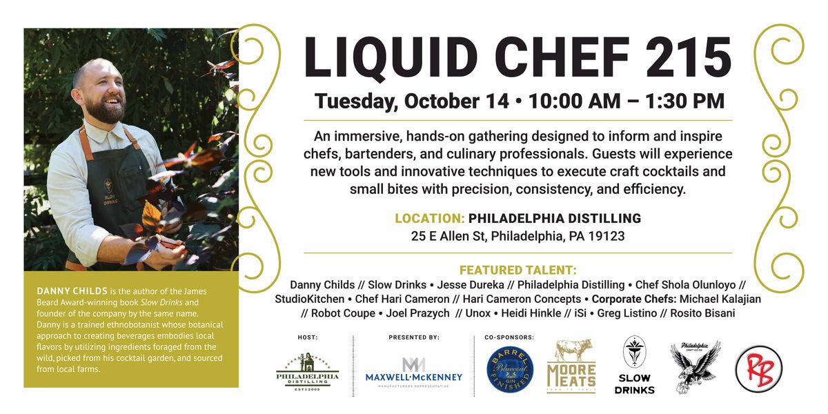 LIQUID CHEF 215 Tools & Techniques for Craft Cocktails