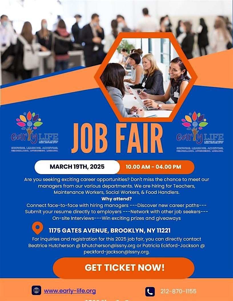 Early LIFE Job Fair- Day 1 (Brooklyn)