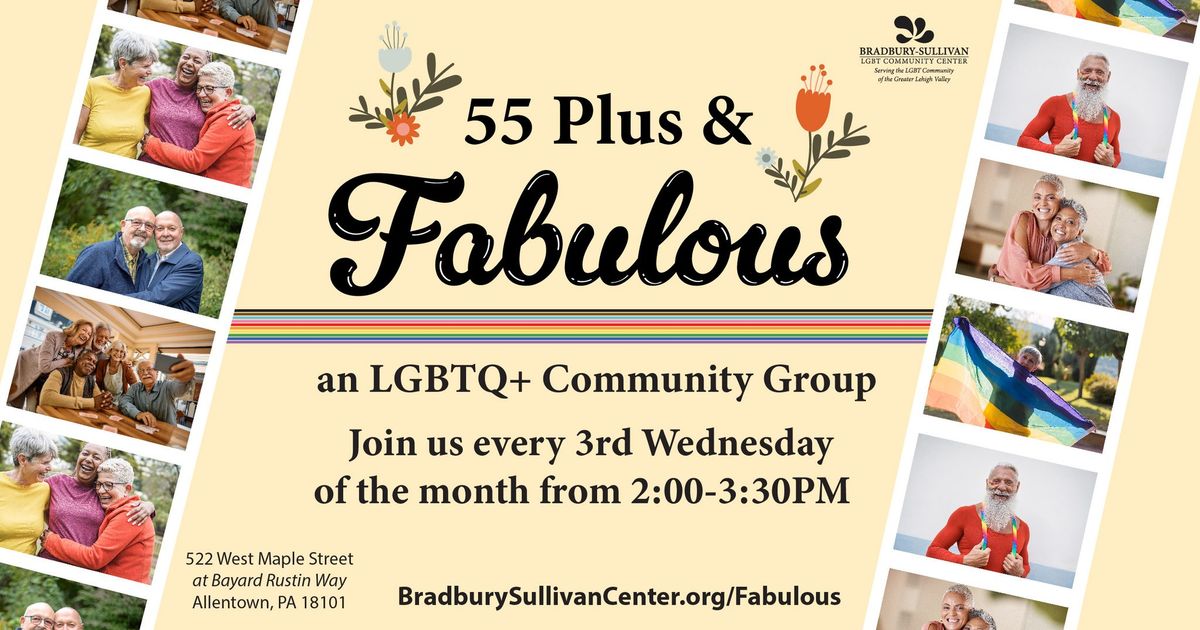 55 Plus & Fabulous: An LGBTQ+ Community Group