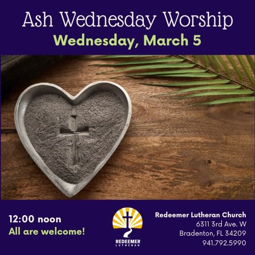 Ash Wednesday Worship