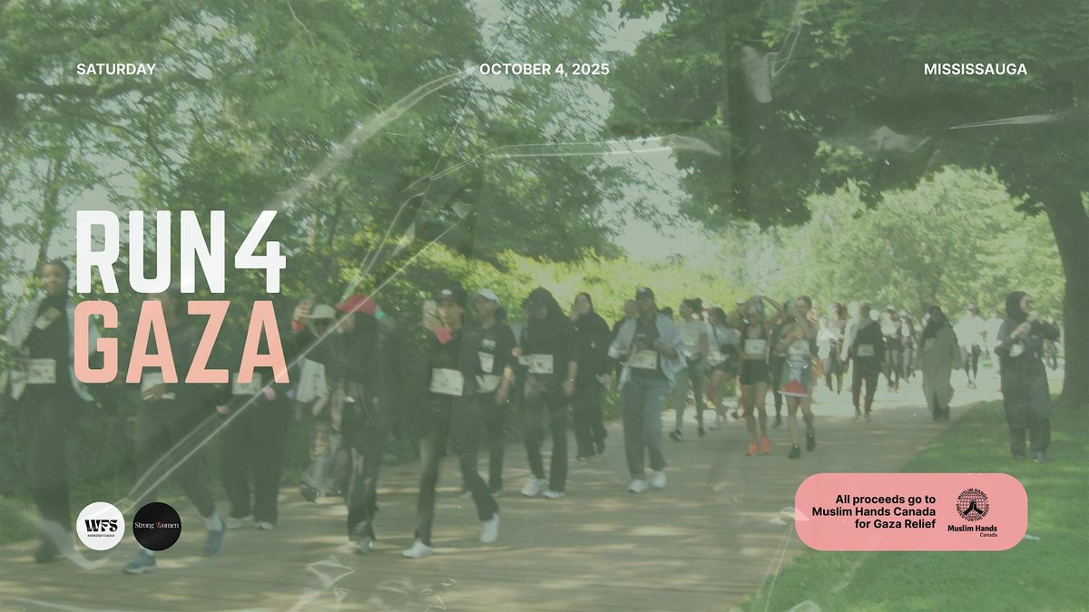 RUN4GAZA: Women\u2019s 5K Fundraiser