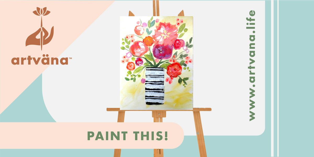 Artvana Paint & Sip  at the Toad House Bremerton July 2025
