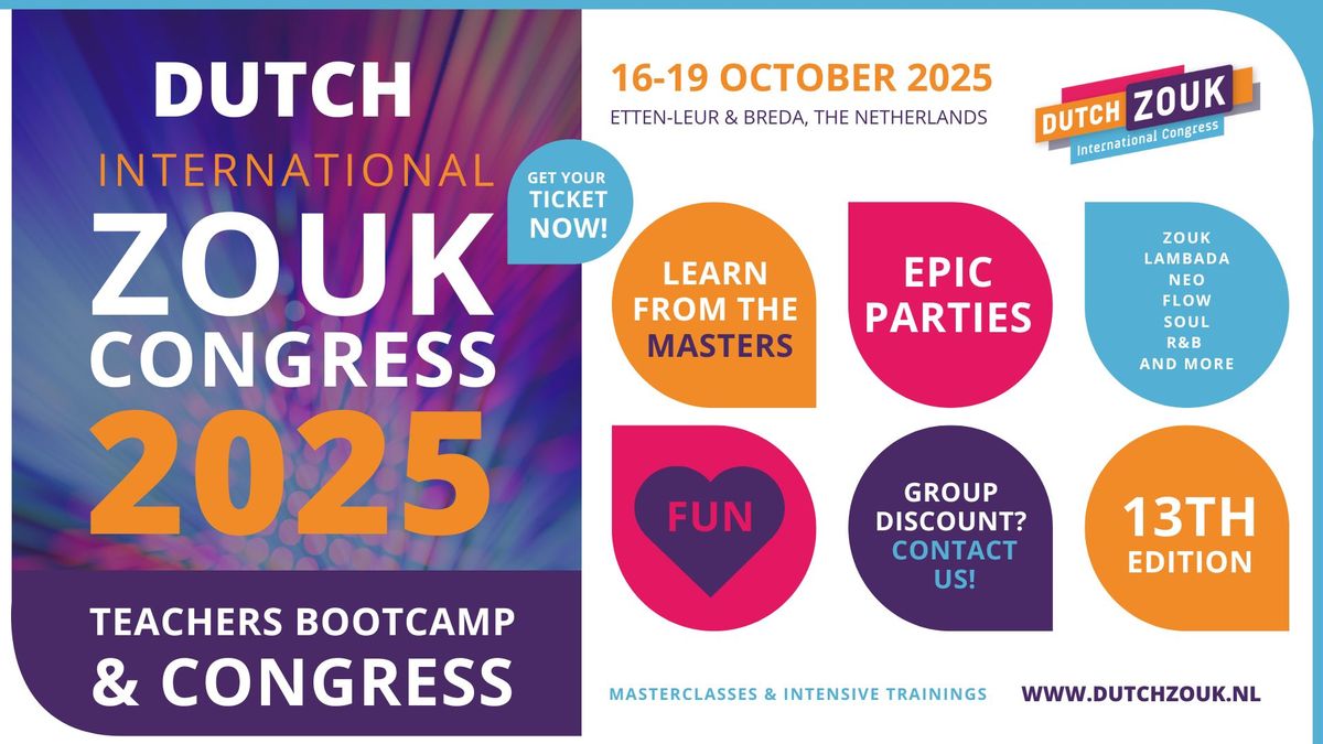 Dutch International Zouk Congress 2025 - 13th edition - Official