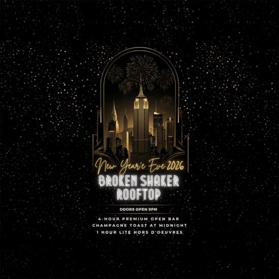 New Year's Eve 2026 at Broken Shaker!