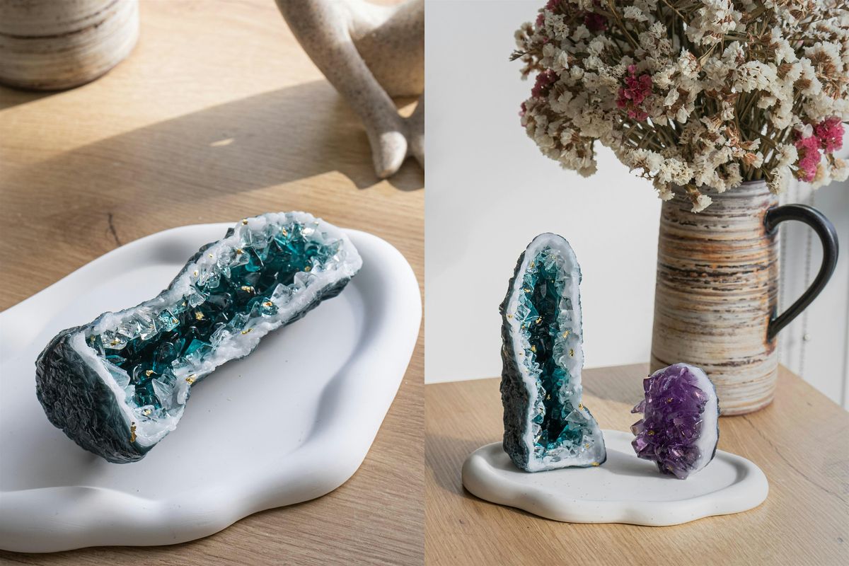 Geode Crystal Candlemaking Workshop