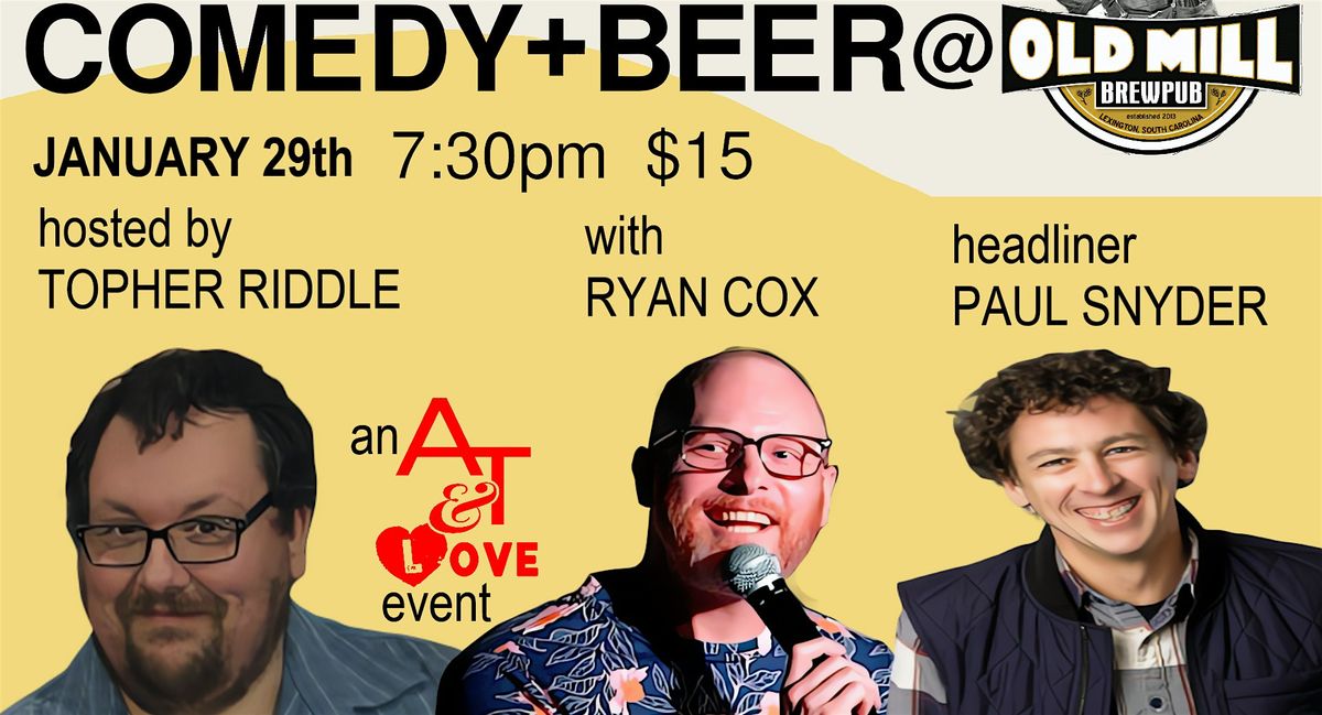 Comedy + Beer at Old Mill Brewpub