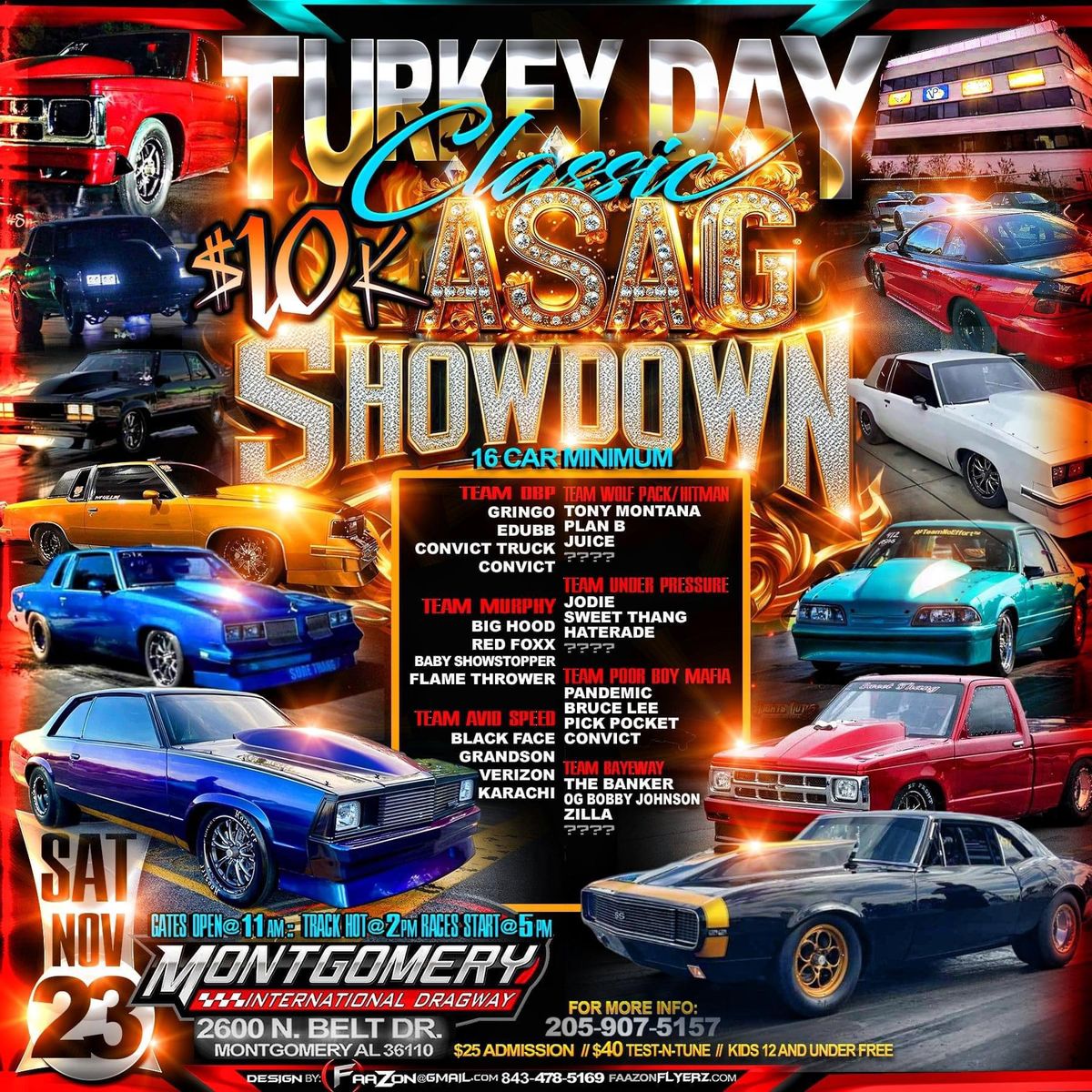 Pat Callen\u2019s Turkey Day N\/T Event