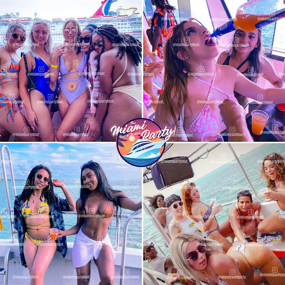 PARTY BOAT SOUTH BEACH - HIP HOP CRUISE + OPEN BAR