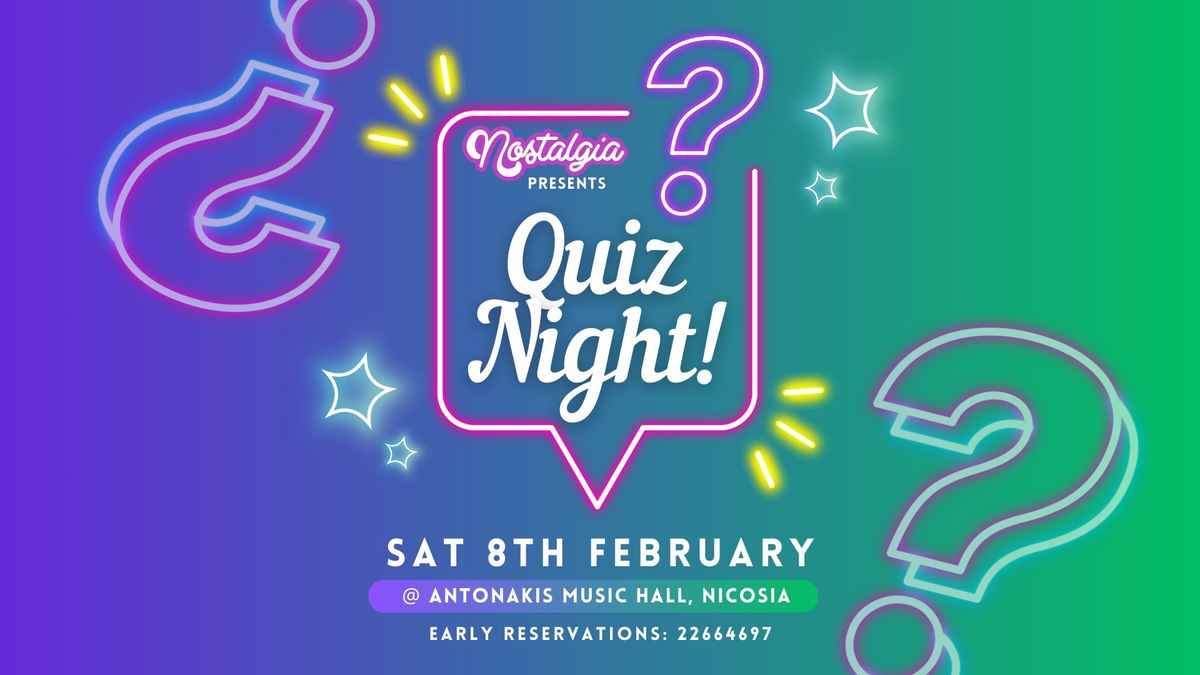 Nostalgia Quiz Night #2