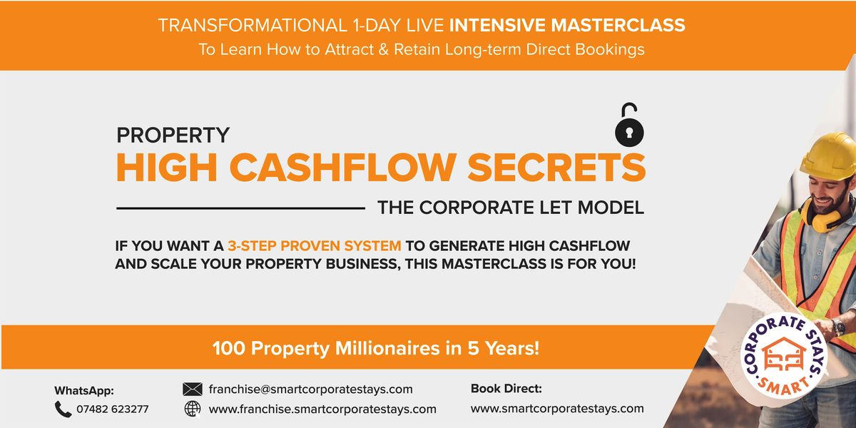 The 7-Figure Corporate Let Cash Flow System -1 Day Masterclass - Birmingham
