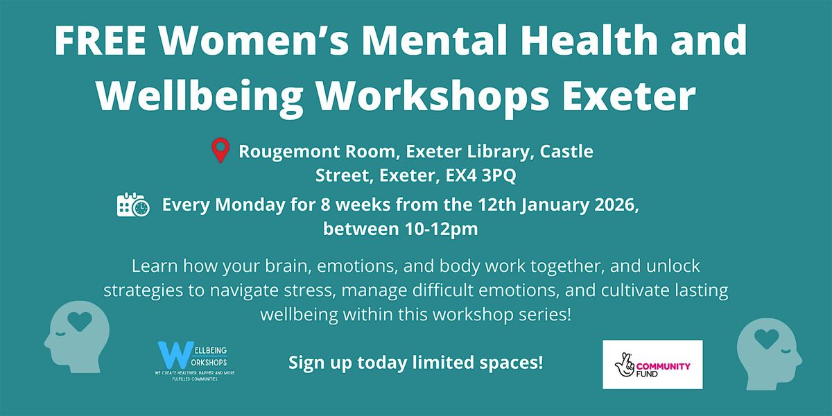 Free Exeter Women's Wellbeing Workshops
