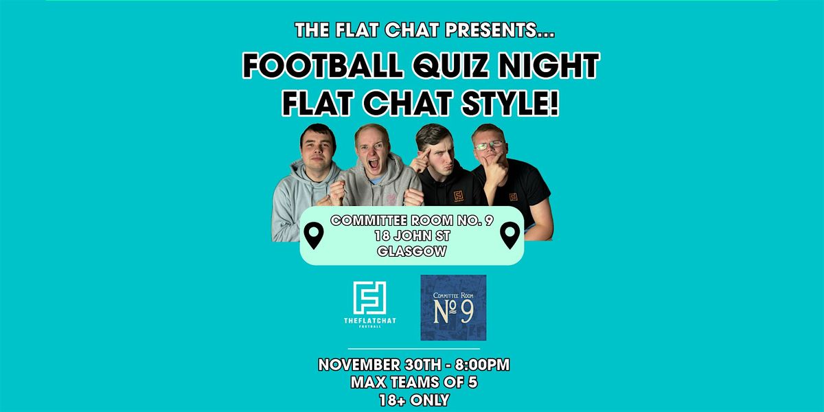 The Flat Chat's Pub Quiz!!!