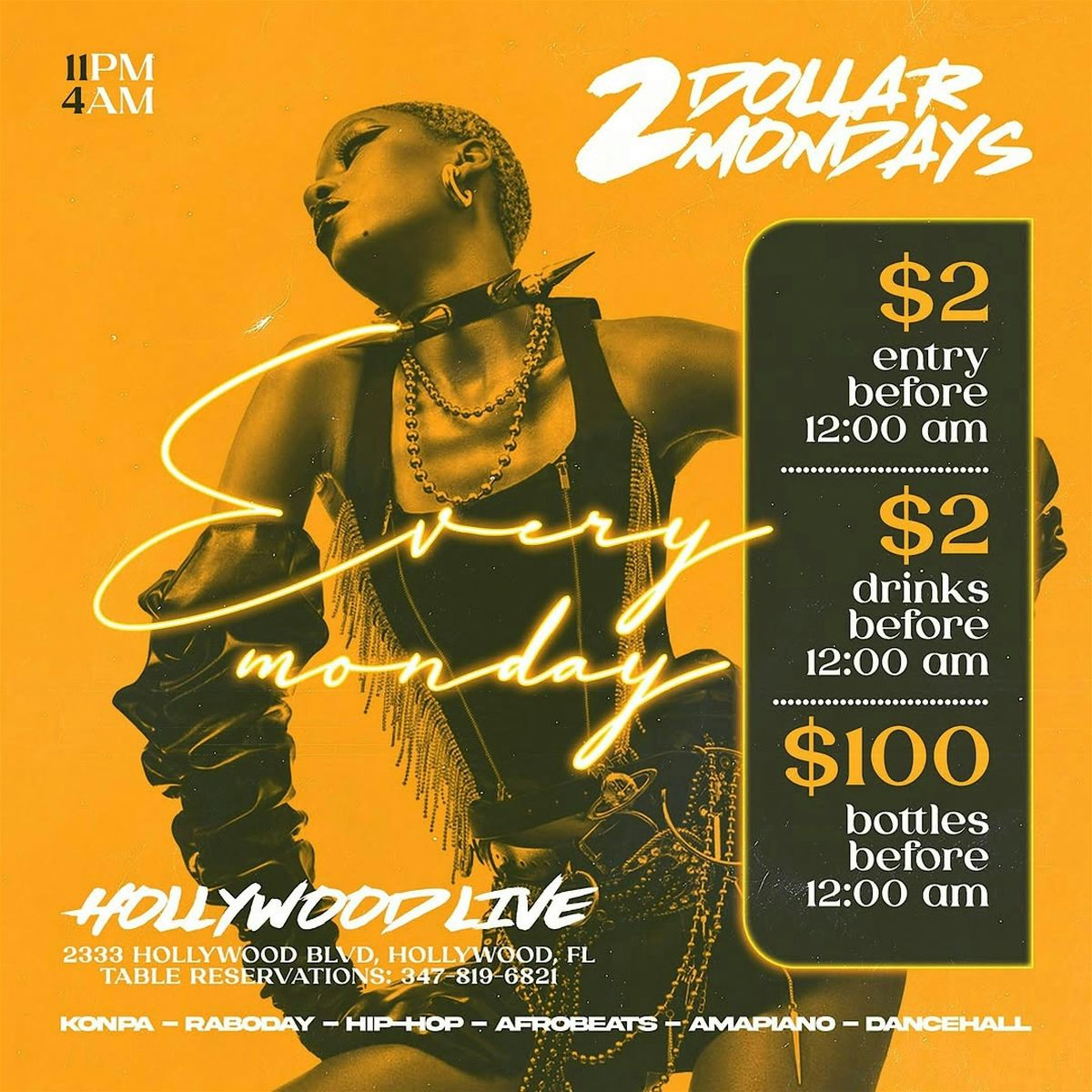 Saint\u2019s List - FREE RSVP FOR $2 MONDAYS