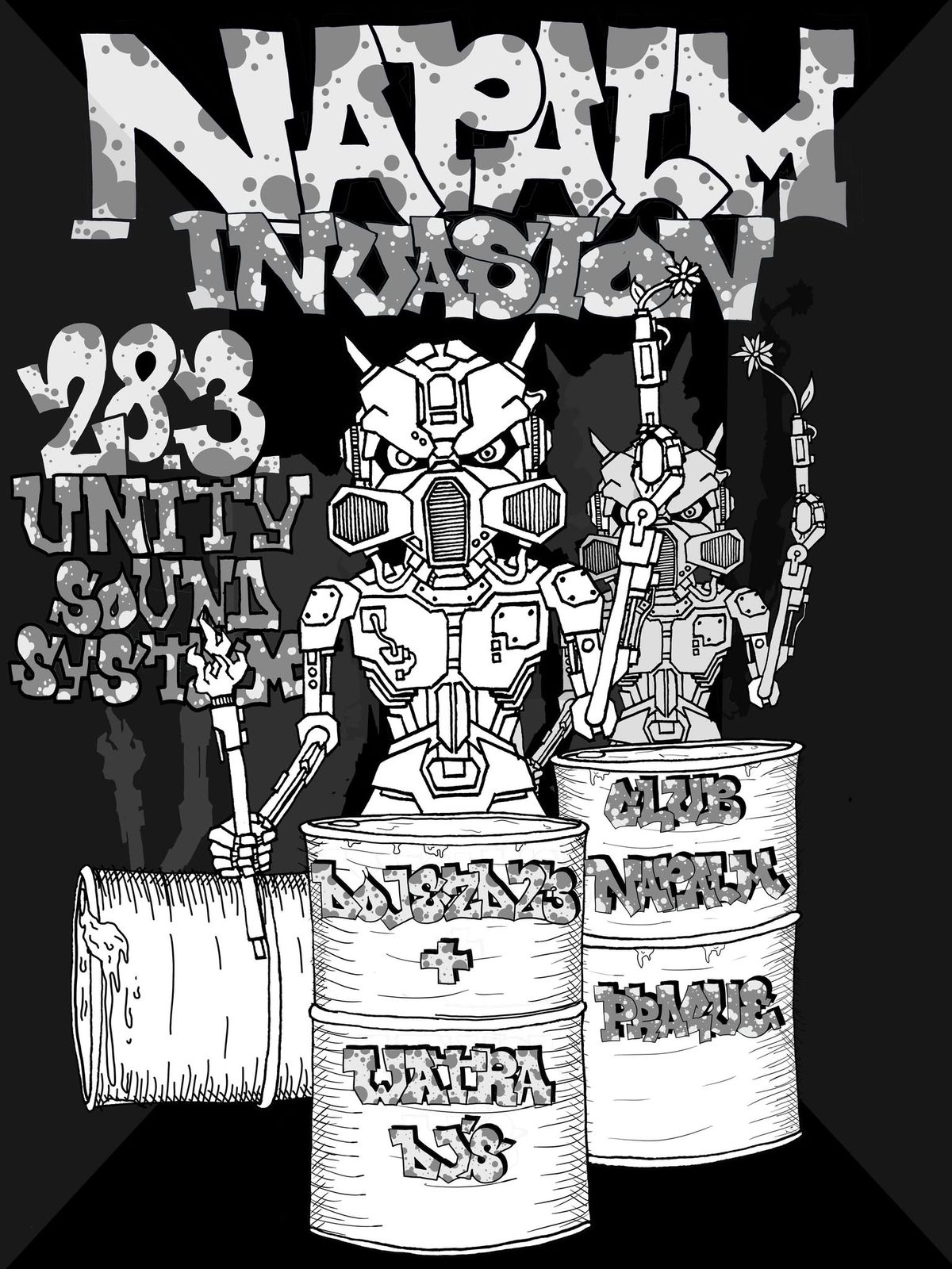 Napalm Invasion & Unity\/Dojezd23\/Watra