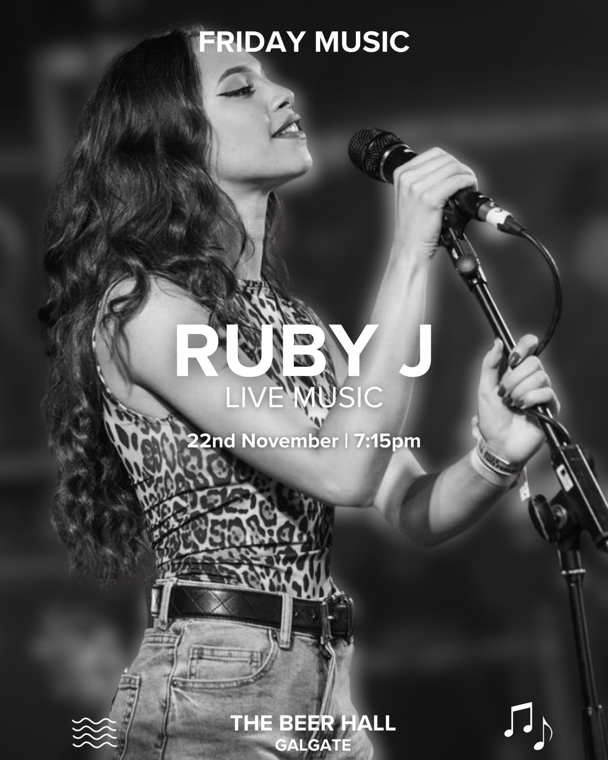 Friday Live Music: Soul, Blues & Jazz with Ruby J \ud83c\udfb6