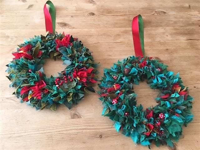 Festive Rag Wreaths