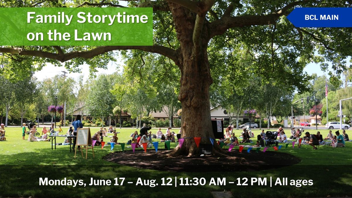 Family Storytime on the Lawn