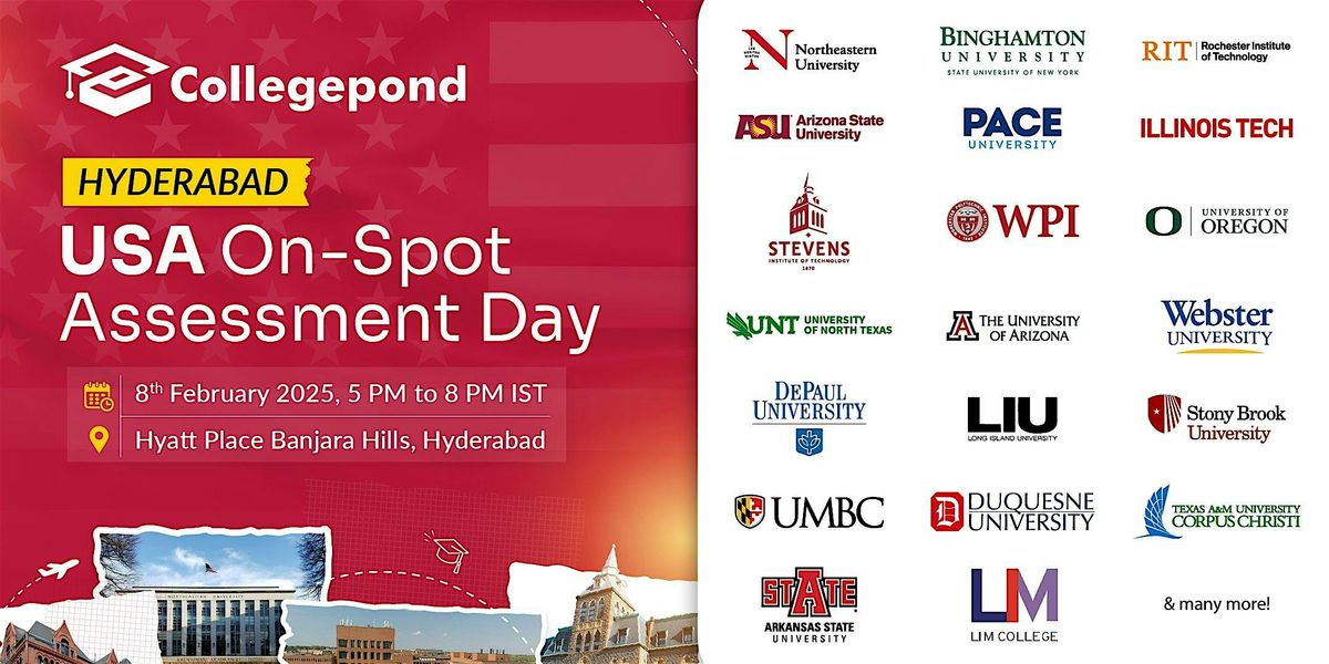 Collegepond Hyderabad USA On Spot Assessment Event