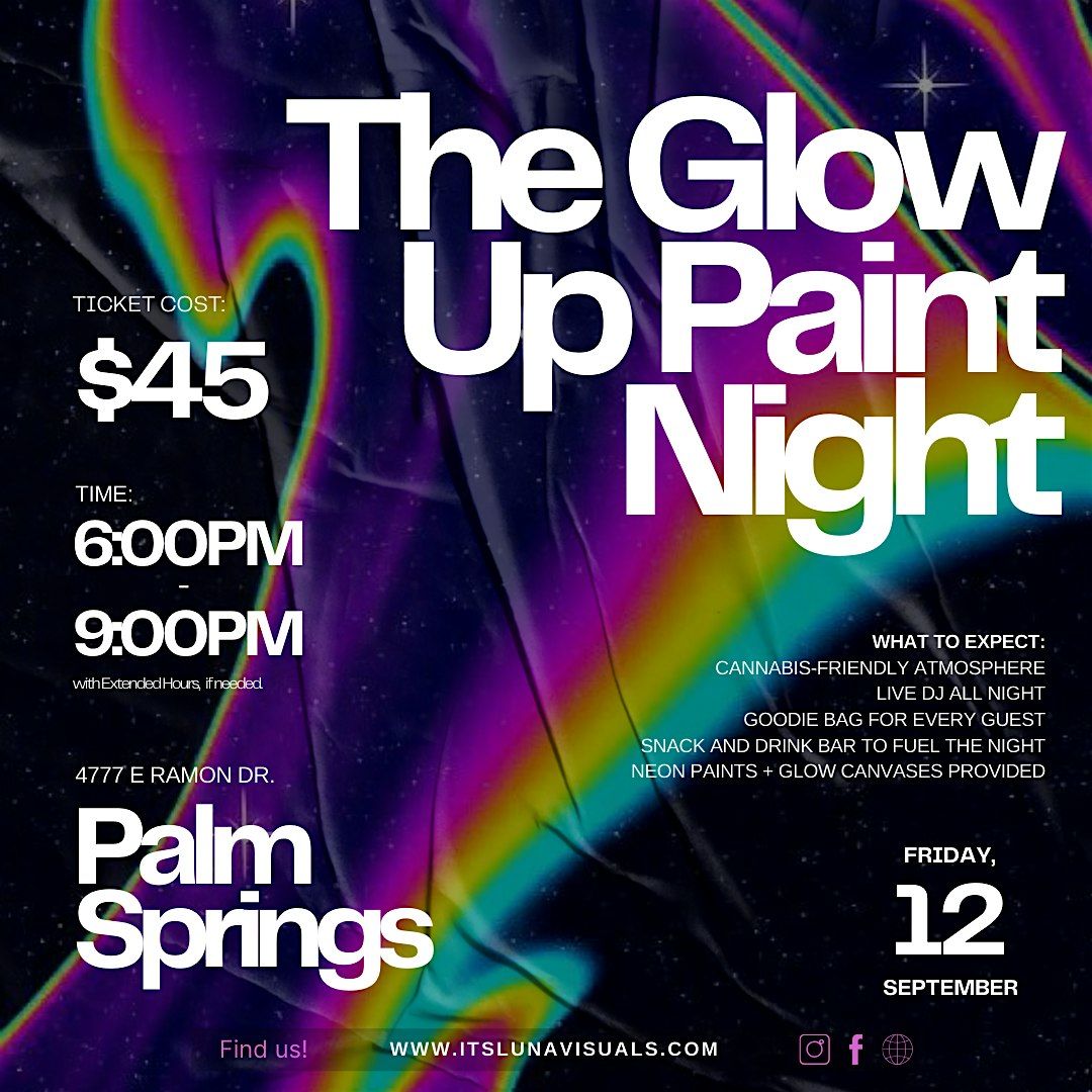 The Glow Up Paint Night - Palm Springs