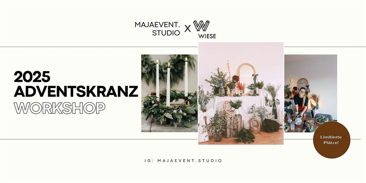 Kreativer Workshop | Adventskranz binden | Hamburg