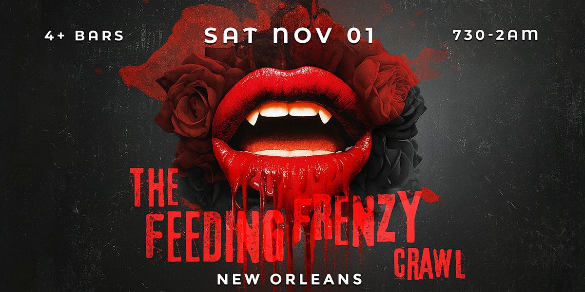 Feeding Frenzy Halloween Bar Crawl New Orleans 2025