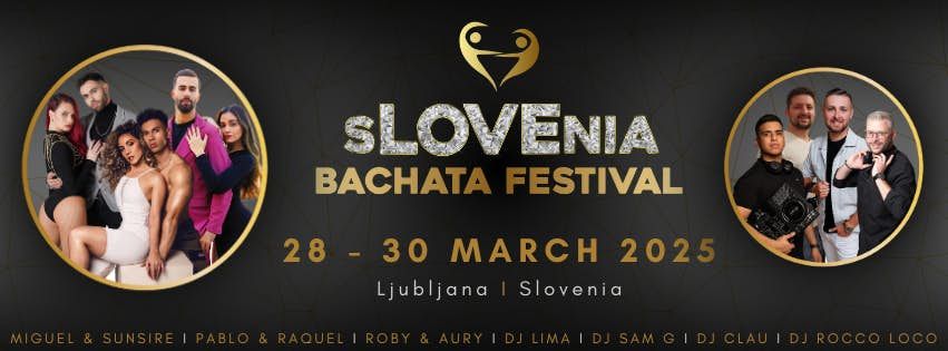 SLOVENIA BACHATA FESTIVAL 2025 - promo code GOS173